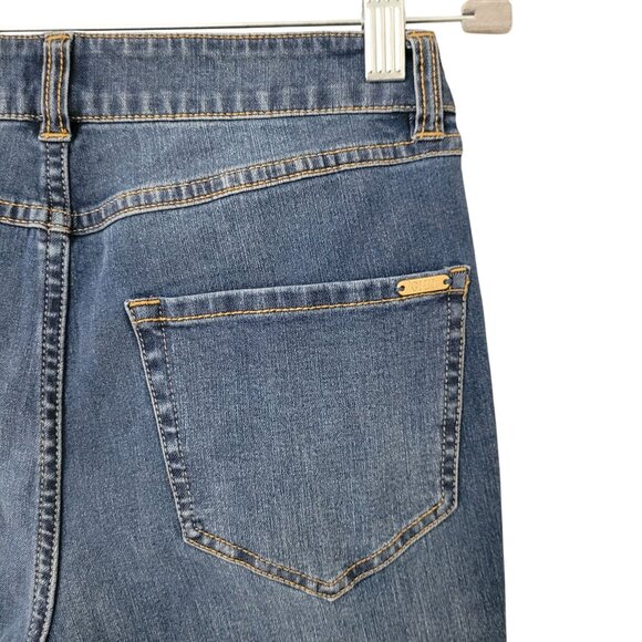 G.I.L.I. Skinny Jeans With Ankle Zippers Womens Size 2 Blue Denim Stretch - Picture 9 of 9